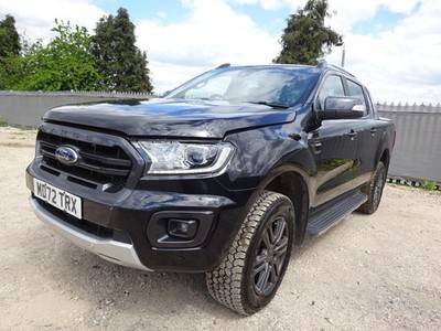 2023 72 REG FORD RANGER WILDTRAK ECOBLUE DIESEL AUTO PICK UP DAMAGED SALVAGE - £12,750 -