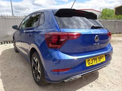 2025 75 REG VOLKSWAGEN POLO R-LINE TSI DAMAGED REPAIRABLE SALVAGE - £9,750 -