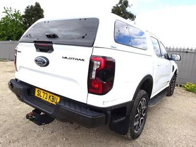 2023 73 REG FORD RANGER WILDTRAK ECOBLUE 3.0 DIESEL AUTO PICK UP DAMAGED SALVAGE - £18,750 -