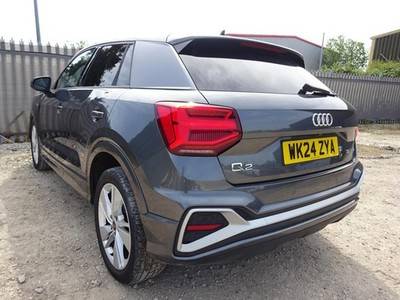 2024 24 REG AUDI Q2 S LINE 35 TFSI AUTO DAMAGED REPAIRABLE SALVAGE - £8,995 -