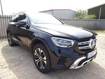 2020 20 REG MERCEDES BENZ GLC 300 SPORT 4MATIC AUTO DAMAGED REPAIRABLE SALVAGE - £10,995 -