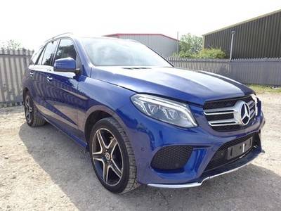 2018 67 REG MERCEDES BENZ GLE 350 D 4MATIC AMG LINE DIESEL AUTO DAMAGED SALVAGE - £11,450 -
