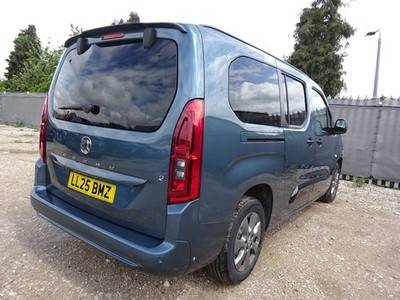 2025 25 REG VAUXHALL COMBO LIFE ULTIMATE EV ELECTRIC AUTO DAMAGED SALVAGE - £7,750 -