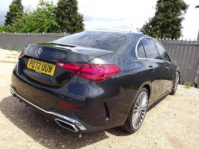 2022 72 REG MERCEDES BENZ C CLASS C200 AMG LINE PREMIUM AUTO DAMAGED SALVAGE - £15,450 -