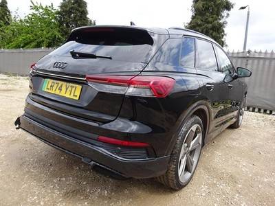 2024 74 REG AUDI Q4 E-TRON BLACK EDITION ELECTRIC AUTO DAMAGED SALVAGE - £12,995 -