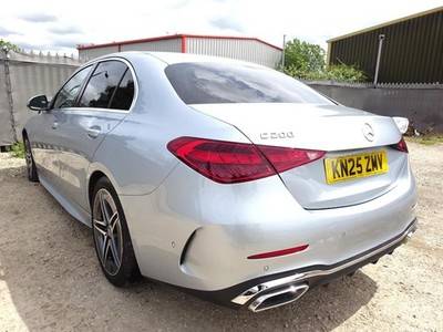 2025 25 REG MERCEDES BENZ C CLASS C200 AMG LINE AUTO DAMAGED SALVAGE - £15,995 -