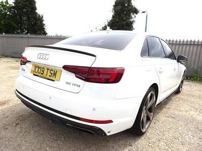 2019 19 REG AUDI A4 S LINE BLACK EDITION 35 TFSI AUTO DAMAGED REPAIRABLE SALVAGE - £7,450 -