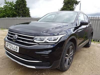 2023 73 REG VOLKSWAGEN TIGUAN ELEGANCE TSI PHEV HYBRID AUTO DAMAGED SALVAGE - £12,995 -