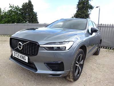 2021 21 REG VOLVO XC60 R-DESIGN T6 RECHARGE HYBRID AUTO DAMAGED SALVAGE - £11,995 -