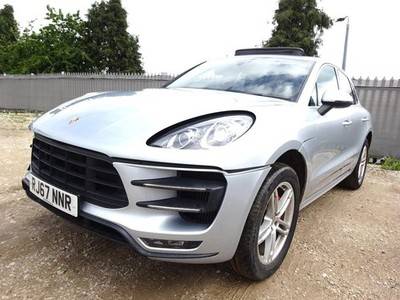 2017 67 REG PORSCHE MACAN TURBO AUTO DAMAGED REPAIRABLE SALVAGE - £15,995 -