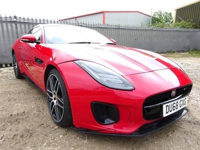 2018 68 REG JAGUAR F-TYPE V6 R-DYNAMIC AUTO DAMAGED REPAIRABLE SALVAGE - £13,995 -