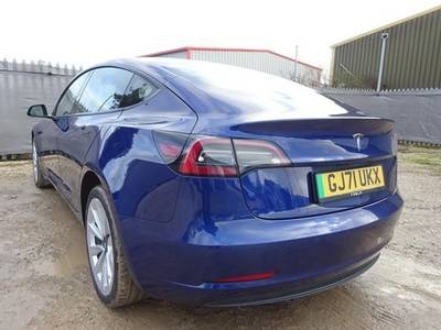 2021 71 REG TESLA MODEL 3 STANDARD RANGE + ELECTRIC AUTO DAMAGED SALVAGE - £7,450 -