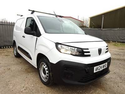 2024 24 REG PEUGEOT PARTNER PROFESSIONAL L1 DIESEL VAN DAMAGED SALVAGE - £6,995 -