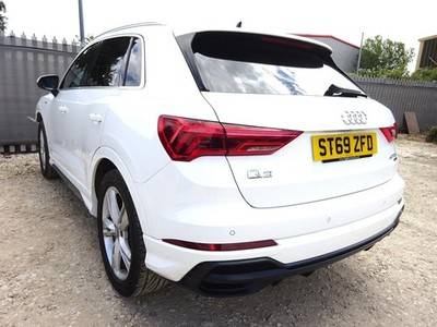 2020 69 REG AUDI Q3 S LINE 40 TFSI QUATTRO AUTO DAMAGED REPAIRABLE SALVAGE - £8,995 -