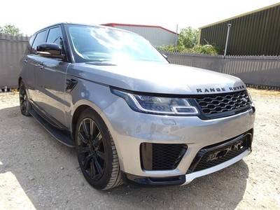 2020 20 REG RANGE ROVER SPORT HSE P400E HYBRID AUTO DAMAGED REPAIRABLE SALVAGE - £13,995 -