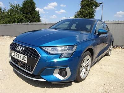 2023 23 REG AUDI A3 SPORT 40 TFSI E HYBRID AUTO DAMAGED REPAIRABLE SALVAGE - £9.450 -