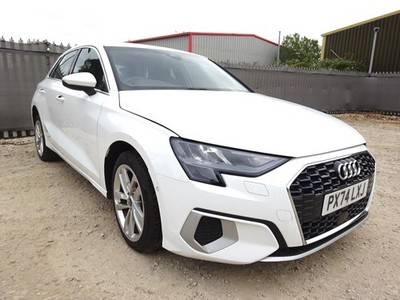 2024 74 REG AUDI A3 SPORT 40 TFSI E HYBRID AUTO DAMAGED REPAIRABLE SALVAGE - £10,450 -