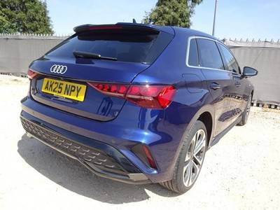 2025 25 REG AUDI A3 S LINE 40 TFSI E HYBRID AUTO DAMAGED REPAIRABLE SALVAGE - £11,750 -