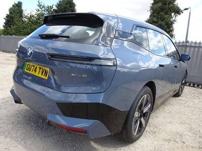 2024 74 REG BMW IX XDRIVE40 M SPORT ELECTRIC AUTO DAMAGED REPAIRABLE SALVAGE - £14,995 -