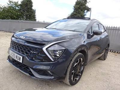 2025 25 REG KIA SPORTAGE GT-LINE S PHEV 4X4 HYBRID AUTO DAMAGED SALVAGE - £13,450 -