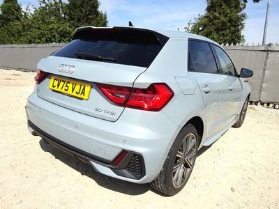 2025 75 REG AUDI A1 S LINE 30 TFSI AUTO DAMAGED REPAIRABLE SALVAGE - £9,995 -