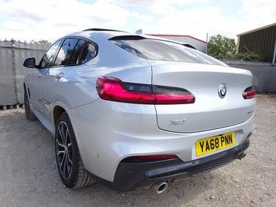 2018 68 REG BMW X4 XDRIVE30D M SPORT AUTO DAMAGED REPAIRABLE SALVAGE - £13,750 -