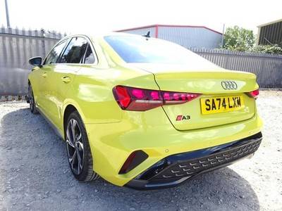 2024 74 REG AUDI A3 S LINE 30 TFSI SALOON DAMAGED REPAIRABLE SALVAGE - £10,995 -