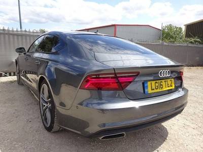 2016 16 REG AUDI A7 S LINE BLACK EDITION TDI QUATTRO AUTO DAMAGED SALVAGE - £8,450 -