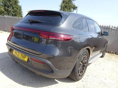 2021 21 REG MERCEDES BENZ EQC 400 AMG LINE 4MATIC ELECTRIC AUTO DAMAGED SALVAGE - £9,750 -