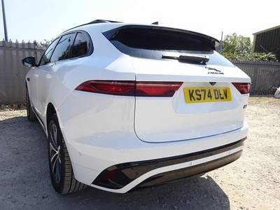 2024 74 JAGUAR F-PACE R-DYNAMIC SE BLACK 90TH ANNIVERSARY AUTO DAMAGED SALVAGE - £16,995 -