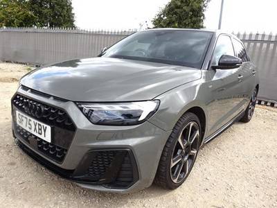 2025 75 REG AUDI A1 S LINE BLACK EDITION 25 TFSI DAMAGED REPAIRABLE SALVAGE - £10,750 -