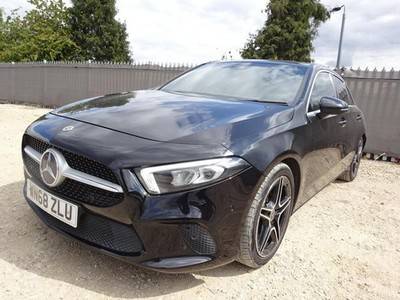 2018 68 REG MERCEDES BENZ A CLASS A180 SPORT EXECUTIVE D AUTO DAMAGED SALVAGE - £8,750 -