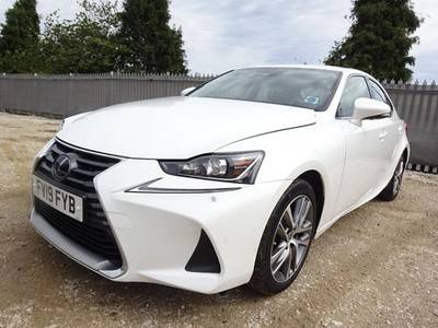 2019 19 REG LEXUS IS 300H HYBRID AUTO DAMAGED REPAIRABLE SALVAGE - £8,995 -