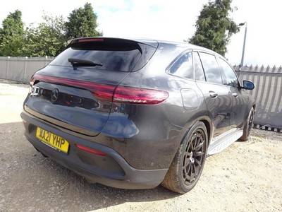 2021 21 REG MERCEDES BENZ EQC 400 AMG LINE 4MATIC ELECTRIC AUTO DAMAGED SALVAGE - £9,750 -