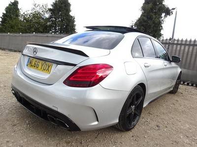 2016 66 REG MERCEDES BENZ C CLASS C220 D AMG LINE PREMIUM + AUTO DAMAGED SALVAGE - £8,750 -