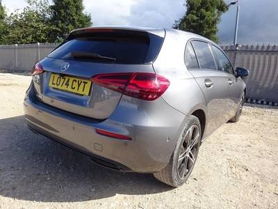 2024 74 REG MERCEDES BENZ A CLASS A180 SPORT EDITION AUTO DAMAGED SALVAGE - £9,450 -