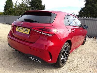2022 72 REG MERCEDES A CLASS A180 AMG LINE EXECUTIVE DIESEL AUTO DAMAGED SALVAGE - £9,750 -