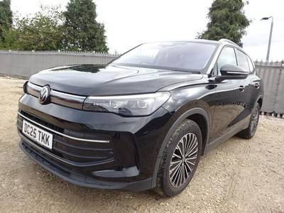 2025 25 REG VOLKSWAGEN TIGUAN MATCH E-TSI AUTO DAMAGED REPAIRABLE SALVAGE - £15,995 -