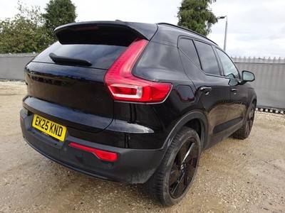 2025 25 REG VOLVO XC40 + BLACK EDITION B4 AUTO DAMAGED REPAIRABLE SALVAGE - £13,450 -