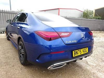 2025 75 REG MERCEDES BENZ CLA 220 AMG LINE EXECUTIVE DIESEL AUTO DAMAGED SALVAGE - £13,995 -