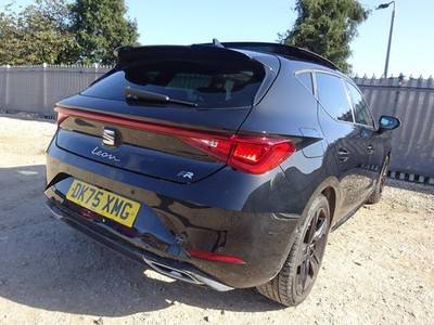 2025 75 REG SEAT LEON FR BLACK EDITION TSI DAMAGED REPAIRABLE SALVAGE - £9,995-