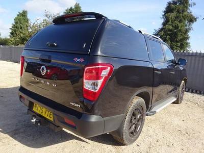 2026 75 REG KGM MUSSO SARACEN PICK UP DIESEL AUTO DAMAGED SALVAGE - £15,750 -