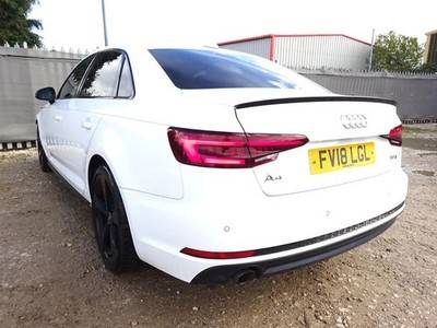 2018 18 REG AUDI A4 S LINE BLACK EDITION TFSI AUTO DAMAGED REPAIRABLE SALVAGE - £8,995 -