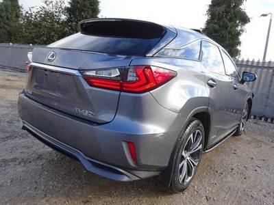 2017 67 REG LEXUS RX 450H LUXURY HYBRID AUTO DAMAGED REPAIRABLE SALVAGE - £13,750 -
